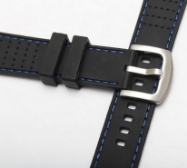 Pasek do zegarka nurkowego, silikon jak skóra 22mm