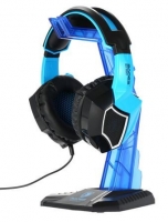 Stojak SADES na słuchawki gamingowe BLUE