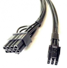 Kabel zasilający 29cm 8pin-6mini pin, do karty graficznej Mac Pro, wsparcie do kart GTX480, gtx680
